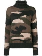 P.a.r.o.s.h. Camouflage Pattern Jumper - Brown
