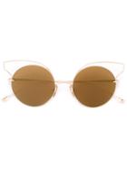 Dita Eyewear Round Frame Sunglasses - Metallic