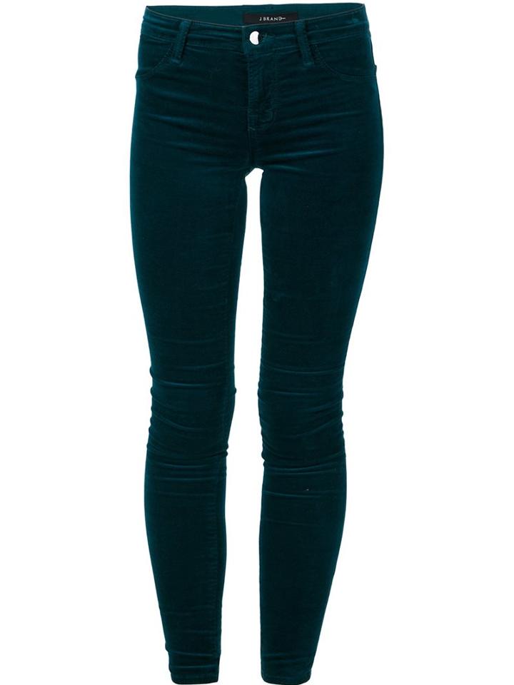 J Brand Skinny Trousers, Women's, Size: 26, Blue, Cotton/polyurethane/spandex/elastane/modal