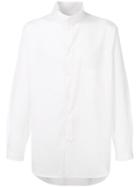 Yohji Yamamoto Wraparound Collar Shirt - White