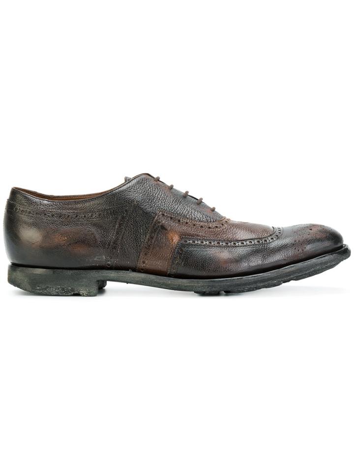 Church's Shanghai Glace Brogues - Green