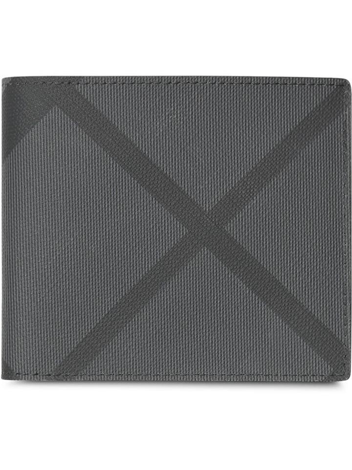 Burberry Bifold Coin Wallet - Grey