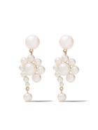 Sophie Bille Brahe 14kt Yellow Gold Escargot Perle Earrings