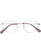 Chloé Eyewear Octagon Frame Sunglasses - Brown