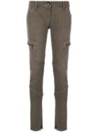 Armani Jeans - Cargo Skinny Jeans - Women - Cotton/spandex/elastane - 40, Brown, Cotton/spandex/elastane