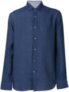 Corneliani Long Sleeve Shirt - Blue