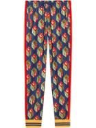 Gucci - Gg Wallpaper Technical Jersey Pant - Men - Cotton/polyester - L, Blue, Cotton/polyester