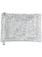 Patrizia Pepe Glitter Clutch - Metallic