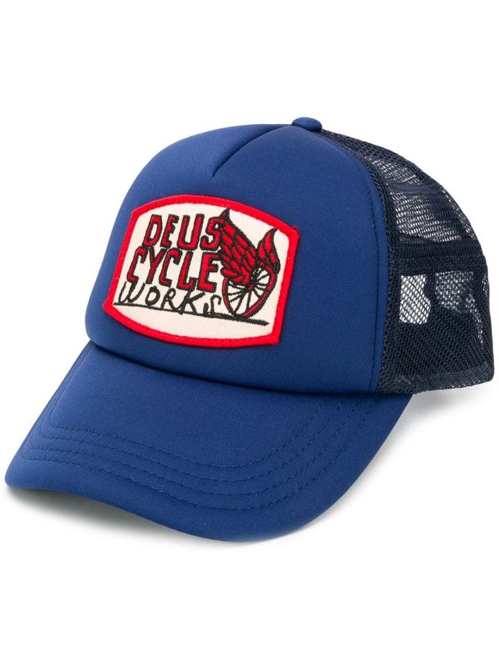 Deus Ex Machina Dues Cycle Works Cap - Blue