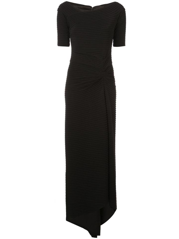 Tadashi Shoji Sweetheart Neck Evening Dress - Black