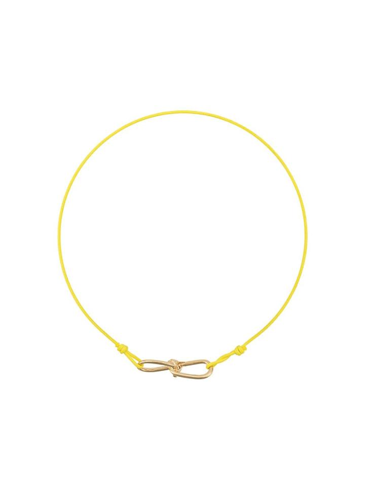 Annelise Michelson Extra Small Wire Cord Bracelet - Yellow