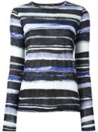 Proenza Schouler Striped Longsleeved T-shirt, Women's, Size: Small, Cotton