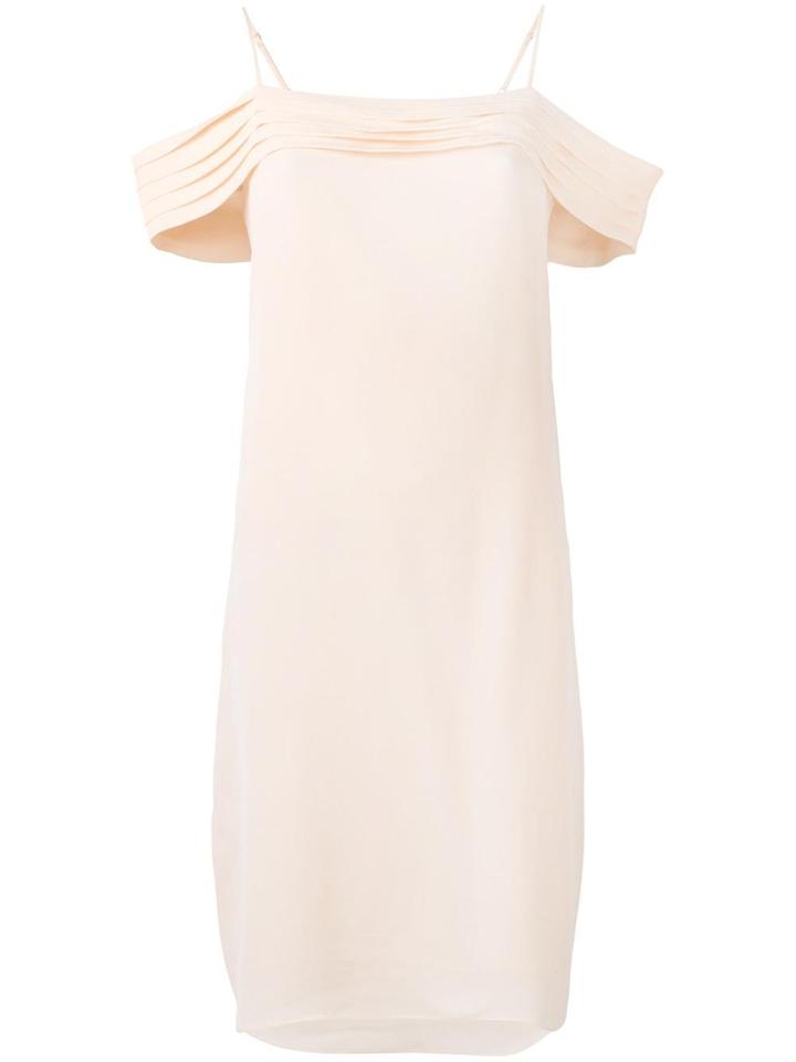 T By Alexander Wang Cold Shoulder Dress - Pink & Purple