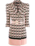 Elisabetta Franchi Belted Mini Dress - Pink