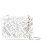 Love Moschino - Logo Print Crossbody Bag - Women - Polyurethane - One Size, Women's, White, Polyurethane