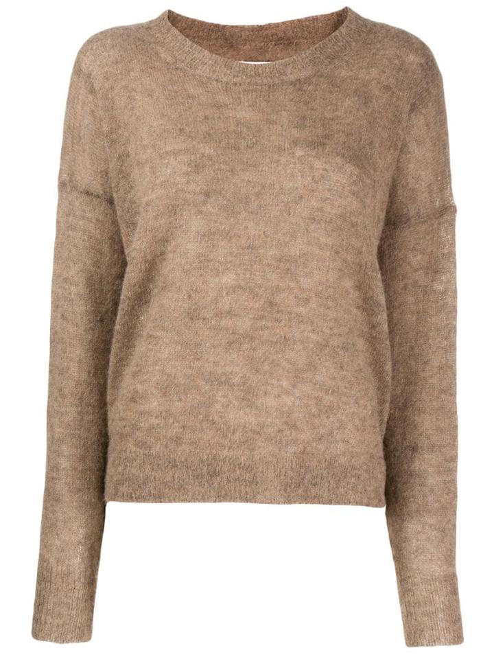 Isabel Marant Étoile Cliftony Round Neck Jumper - Brown