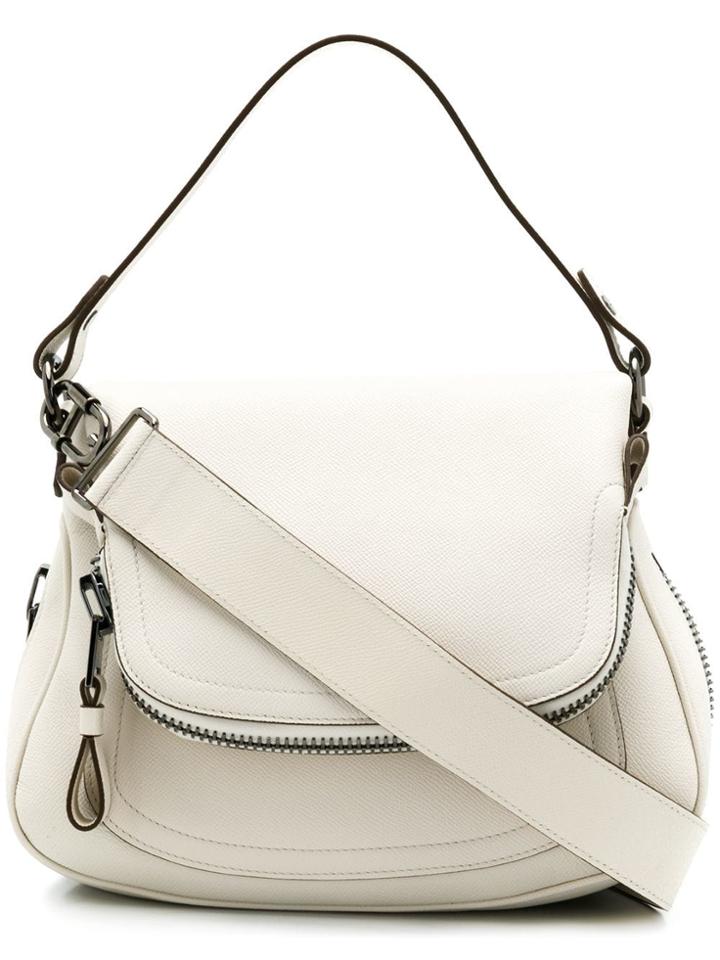 Tom Ford Foldover Tote Bag - White