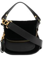Tom Ford Small Velvet Jennifer Bag - Black