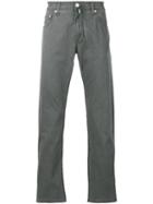 Jacob Cohen - Slim-fit Trousers - Men - Cotton - 42, Grey, Cotton