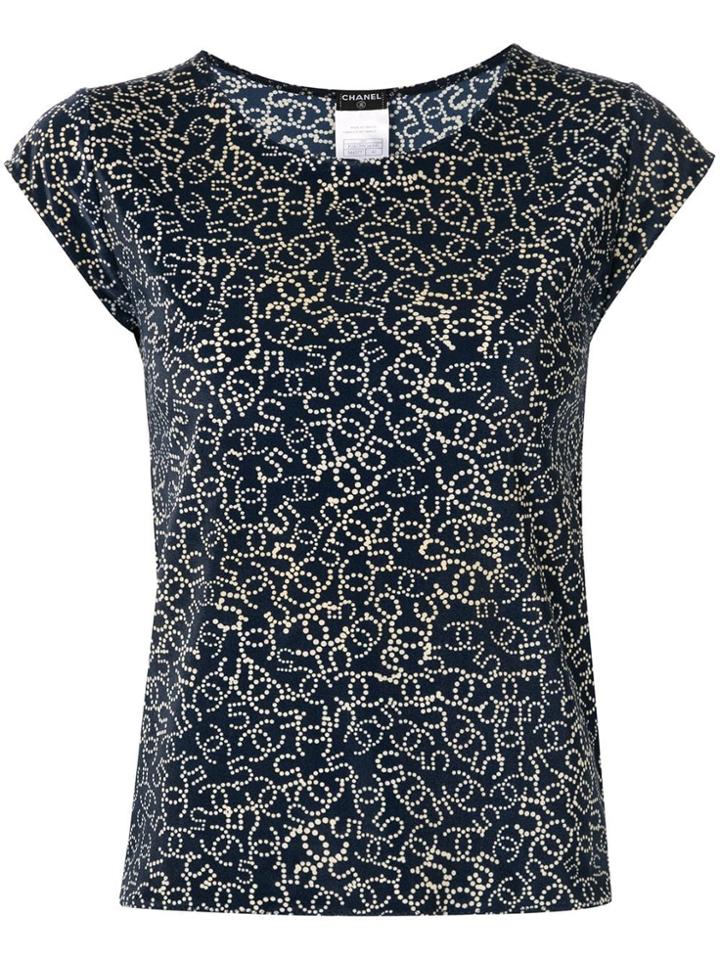 Chanel Pre-owned Short Sleeve Tops - Blue