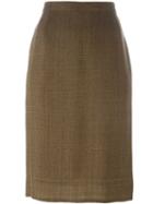 Prada Pre-owned Classic Pencil Skirt - Brown