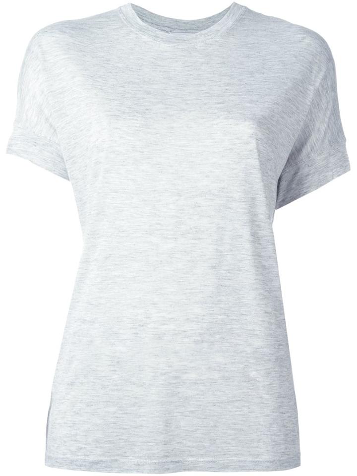 Vince Basic T-shirt, Women's, Size: Small, Grey, Viscose