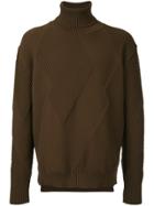 Education From Youngmachines Textured Turtleneck - Brown