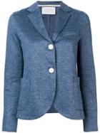 Harris Wharf London Knitted Blazer Jacket - Blue