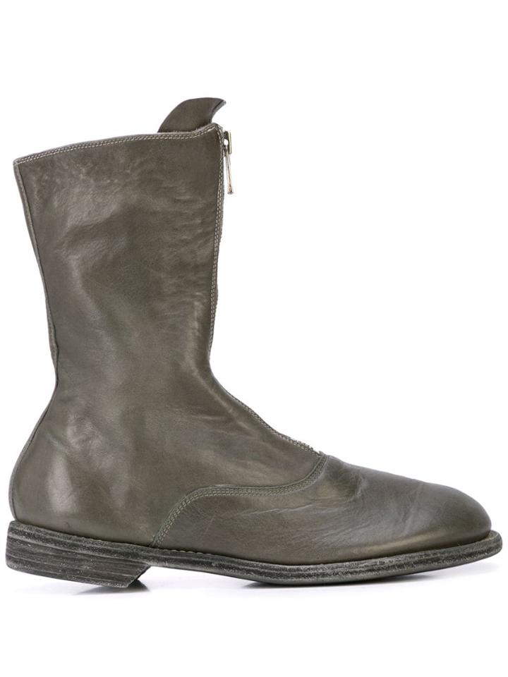 Guidi Above The Ankle Boots - Green