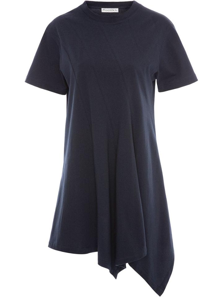 Jw Anderson Panelled Handkerchief T-shirt - Blue