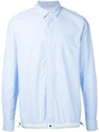 Sacai - Drawstring Waist Shirt - Men - Cotton - 2, Blue, Cotton