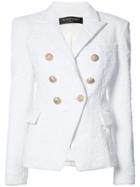 Balmain Double-breasted Blazer - White