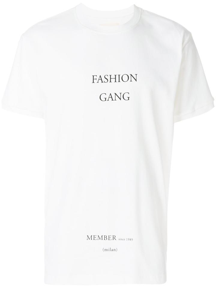 Ih Nom Uh Nit Slogan-print T-shirt - White