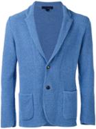 Lardini - Textured Two-button Blazer - Men - Cotton/polyamide - L, Blue, Cotton/polyamide