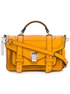 Proenza Schouler - Ps1 Satchel - Women - Leather - One Size, Yellow/orange, Leather