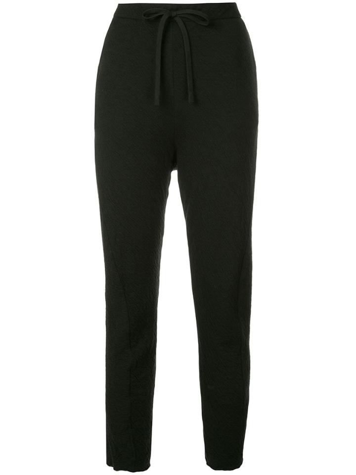 Forme D'expression Curved Leg Pullon Trousers - Black