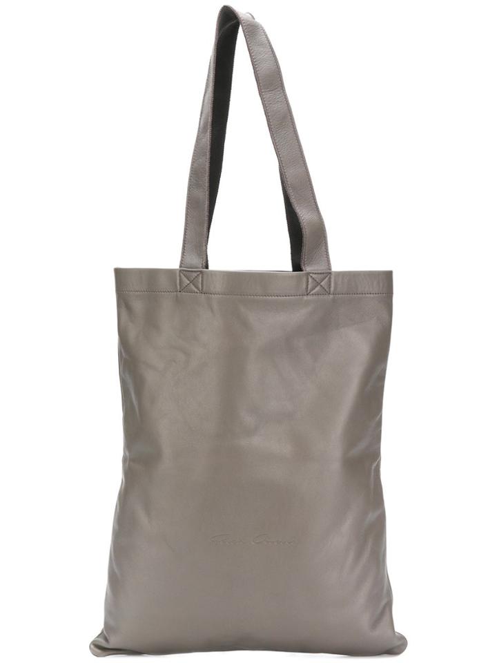 Rick Owens Shopping Tote - Grey