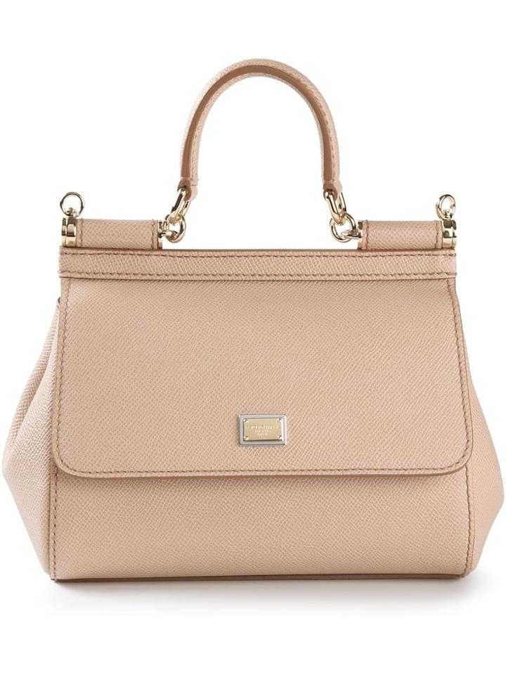 Dolce & Gabbana Mini 'sicily' Tote - Neutrals