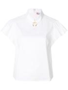 Comme Des Garçons Round Collared Shirt - Nude & Neutrals