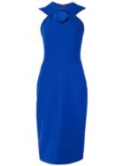 Christian Siriano Rhombus Cut-out Fitted Dress