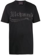 John Richmond Staircase Beaded T-shirt - Black