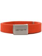 Carhartt Heritage Logo Engraved Belt - Orange