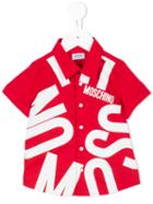 Moschino Kids - Printed Shirt - Kids - Cotton - 24-36 Mth, Red
