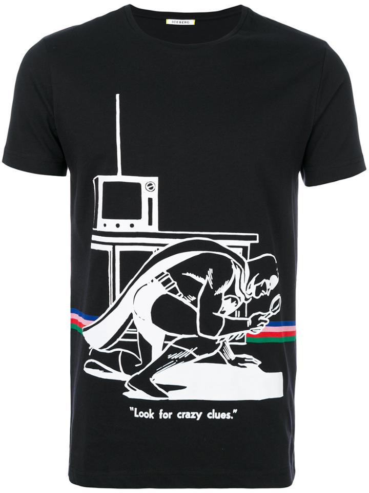 Iceberg Batman T-shirt - Black