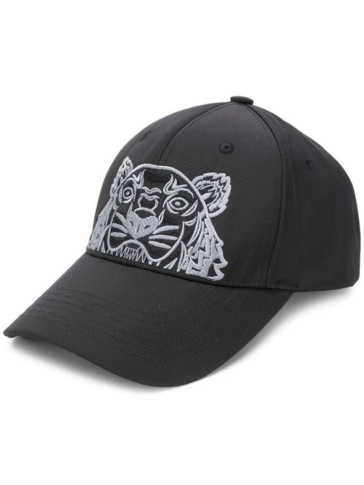 Kenzo Tiger Embroidered Cap - Black