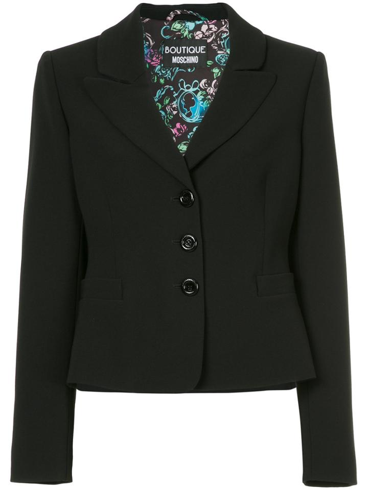 Boutique Moschino Graffiti Blazer - Black