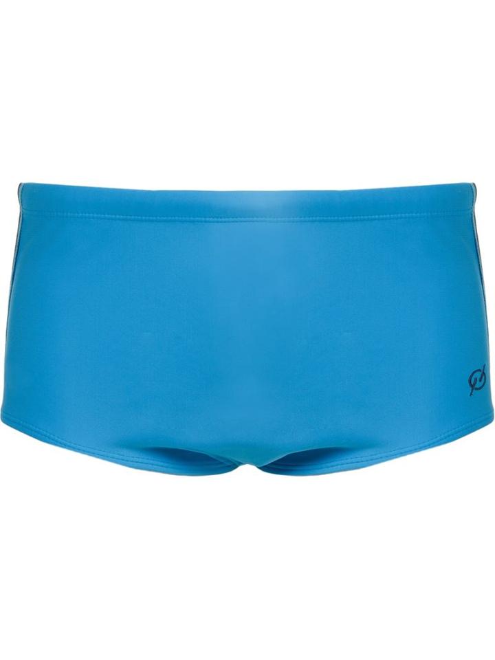 Blue Man Emboidered Logo Panelled Trunk, Men's, Size: Medium, Polyamide/spandex/elastane