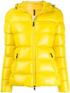 Moncler Fitted Puffer Jacket - Yellow