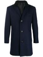 Karl Lagerfeld Single Breasted Coat - Blue