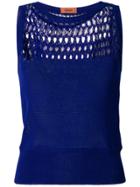 Missoni Knitted Tank Top - Blue